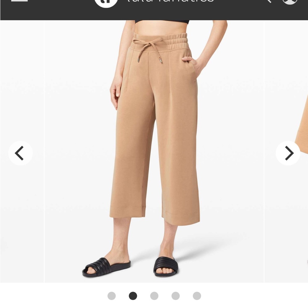 Lululemon soft ambitions crop